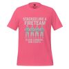 unisex-staple-t-shirt-charity-pink-front-68bf356a4e13c.jpg Stacked Like A Fireteam Tee | Select | 2-5X