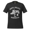 unisex-staple-t-shirt-dark-grey-front-68bdf79004853.jpg Boots, Bullets, and Bandwidth | Select | 2-5X