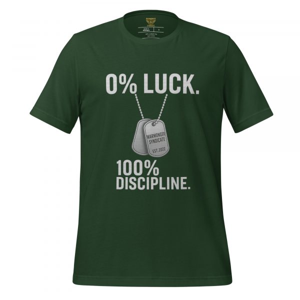 0% Luck 100% Discipline Tee | Select | S-XL