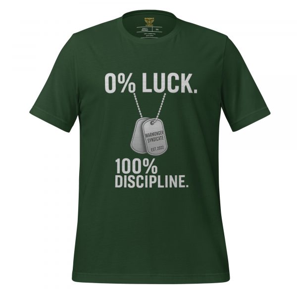 0% Luck 100% Discipline Tee | Select | 2-5X