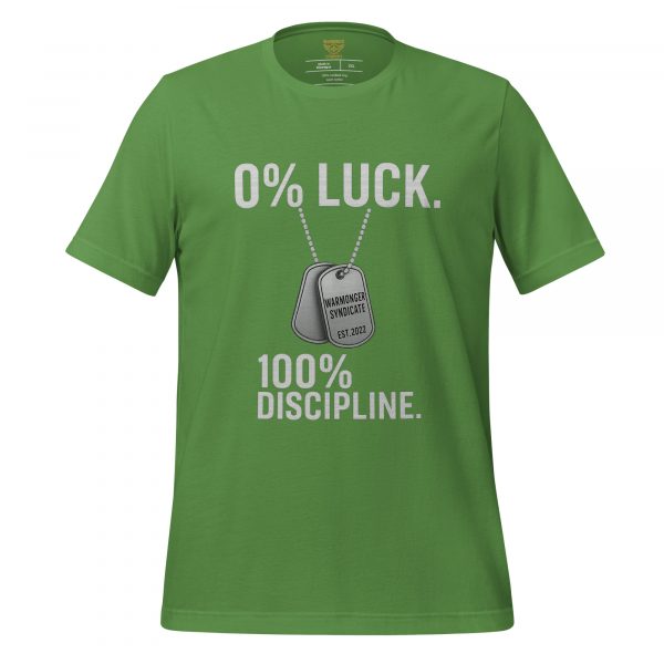 0% Luck 100% Discipline Tee | Select | 2-5X