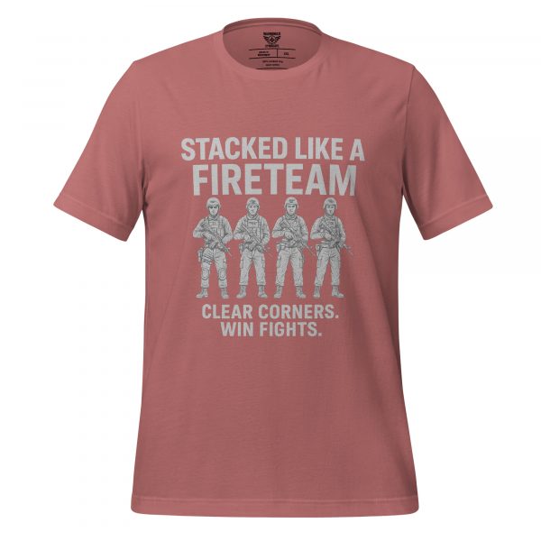 unisex-staple-t-shirt-mauve-front-68bf356a274ef.jpg Stacked Like A Fireteam Tee | Select | 2-5X