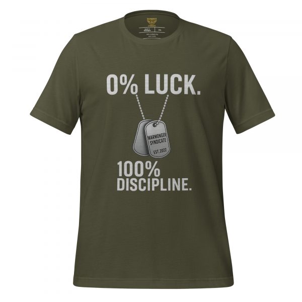 0% Luck 100% Discipline Tee | Select | 2-5X