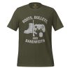 unisex-staple-t-shirt-military-green-front-68bdf790249c8.jpg Boots, Bullets, and Bandwidth | Select | 2-5X