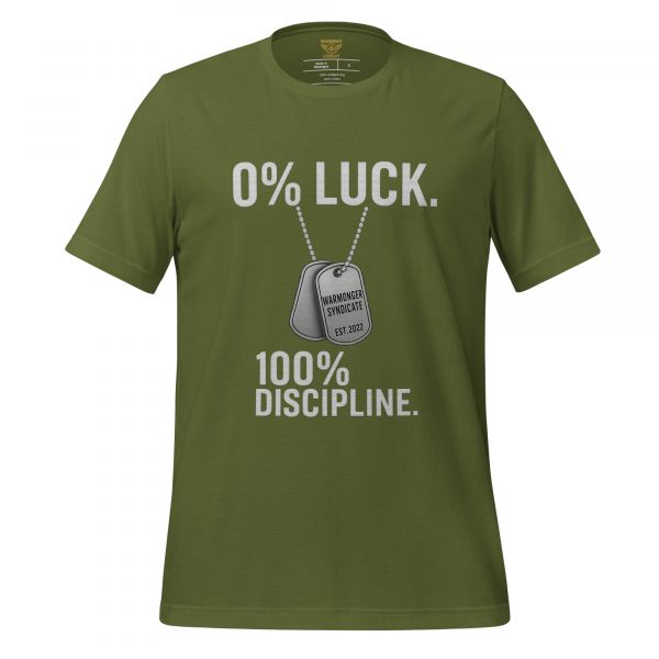 0% Luck 100% Discipline Tee | Select | S-XL