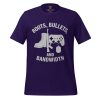 unisex-staple-t-shirt-team-purple-front-68bdf78fe4f6c.jpg Boots, Bullets, and Bandwidth | Select | 2-5X