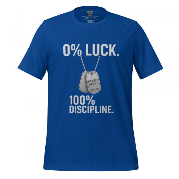 0% Luck 100% Discipline Tee | Select | 2-5X