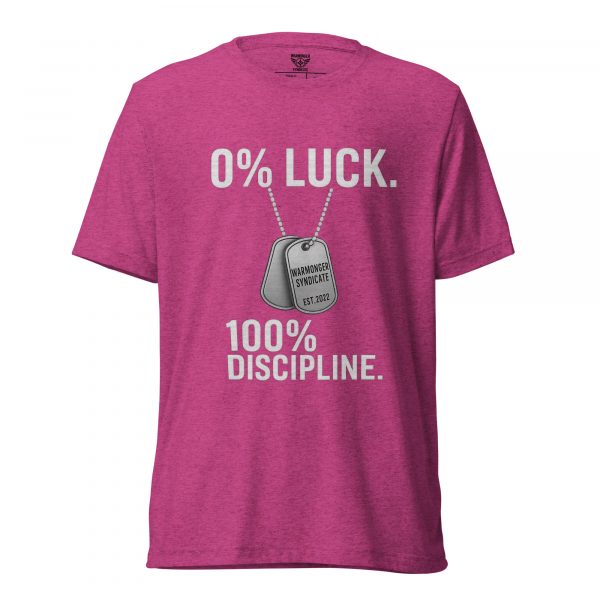 0% Luck 100% Discipline Tee | Premium Lightweight | 2-4X