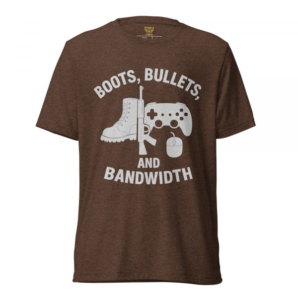 Boots, Bullets, and Bandwidth Tee | Premium Lightweight | XS-XL