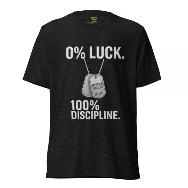 0% Luck 100% Discipline Tee | Premium Lightweight | 2-4X
