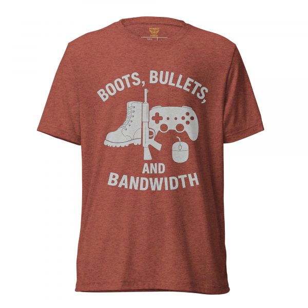 Boots, Bullets, and Bandwidth Tee | Premium Lightweight | XS-XL
