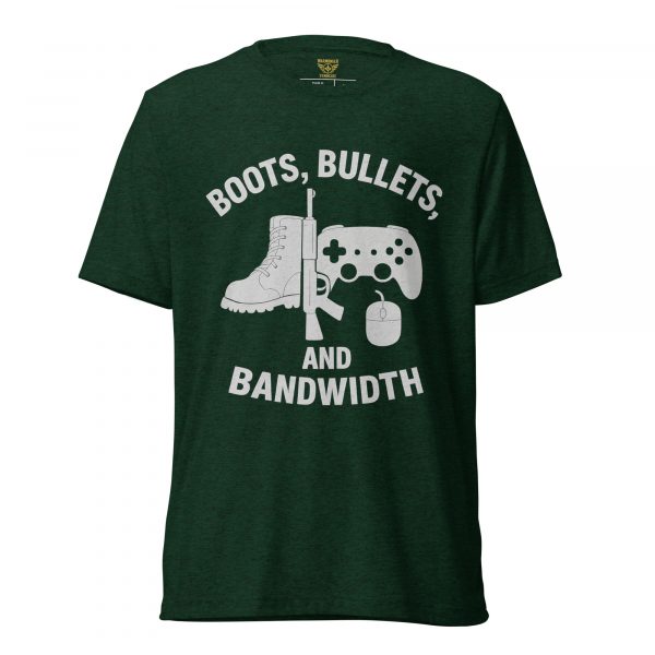 Boots, Bullets, and Bandwidth Tee | Premium Lightweight | XS-XL