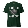 unisex-tri-blend-t-shirt-emerald-triblend-front-68b5d390d1fe8.jpg First In Last Out Tee | Premium Lightweight | XS-XL