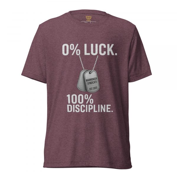 0% Luck 100% Discipline Tee | Premium Lightweight | 2-4X