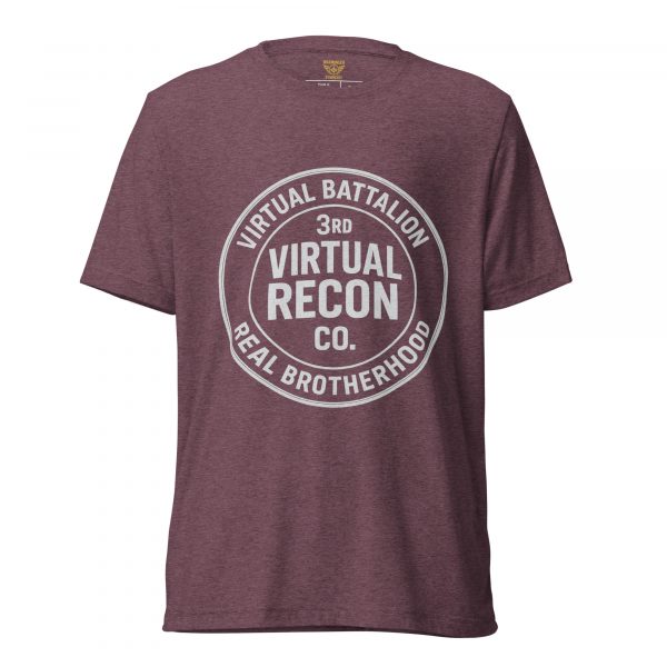 unisex-tri-blend-t-shirt-maroon-triblend-front-68bf5a17df596.jpg Virtual Battalion Real Brotherhood Tee | Premium Lightweight | 2-4X