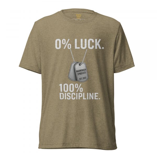 0% Luck 100% Discipline Tee | Premium Lightweight | 2-4X
