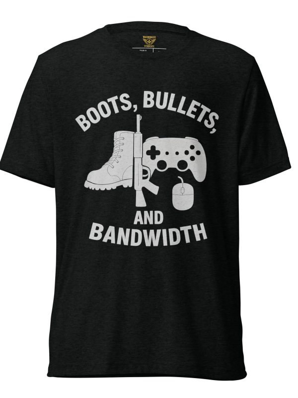 Boots, Bullets, and Bandwidth Tee | Premium Lightweight | XS-XL