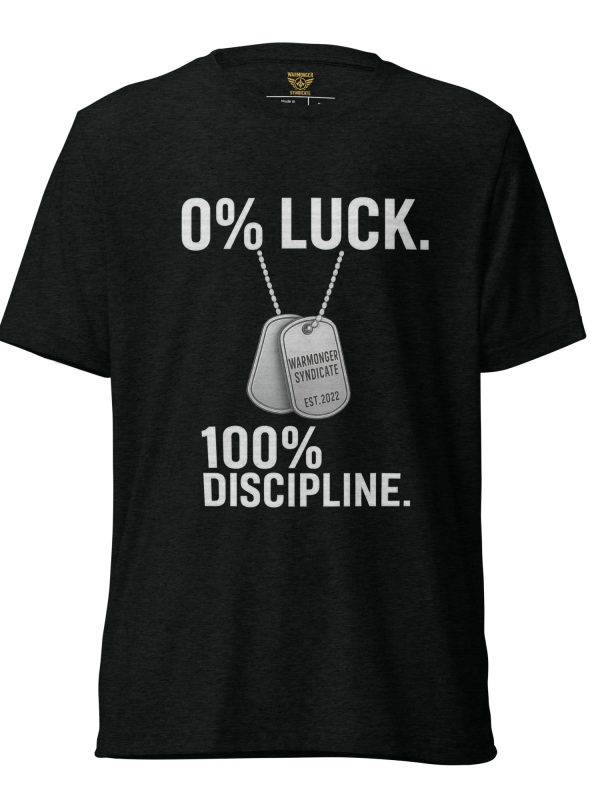 0% Luck 100% Discipline Tee | Premium Lightweight | 2-4X