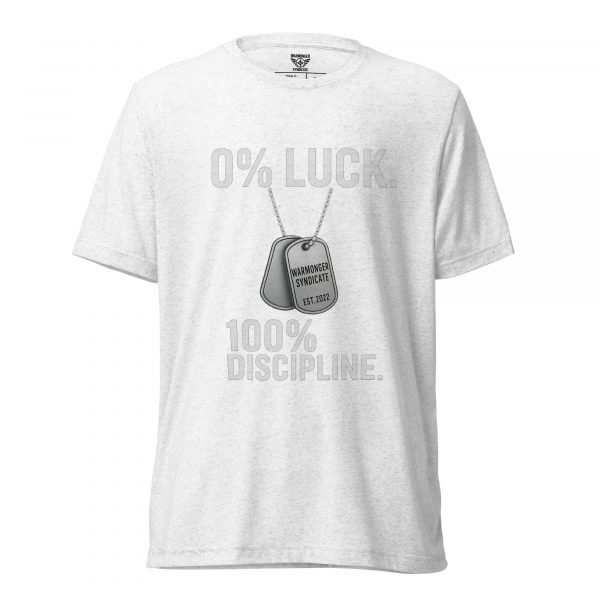 0% Luck 100% Discipline Tee | Premium Lightweight | 2-4X