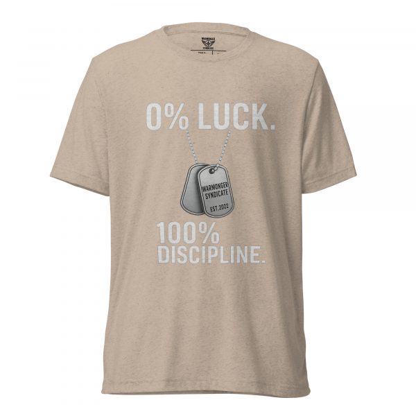 0% Luck 100% Discipline Tee | Premium Lightweight | 2-4X