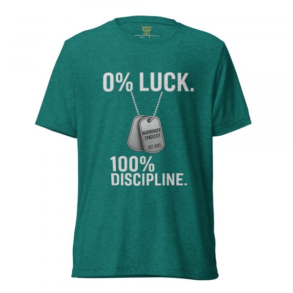 0% Luck 100% Discipline Tee | Premium Lightweight | 2-4X
