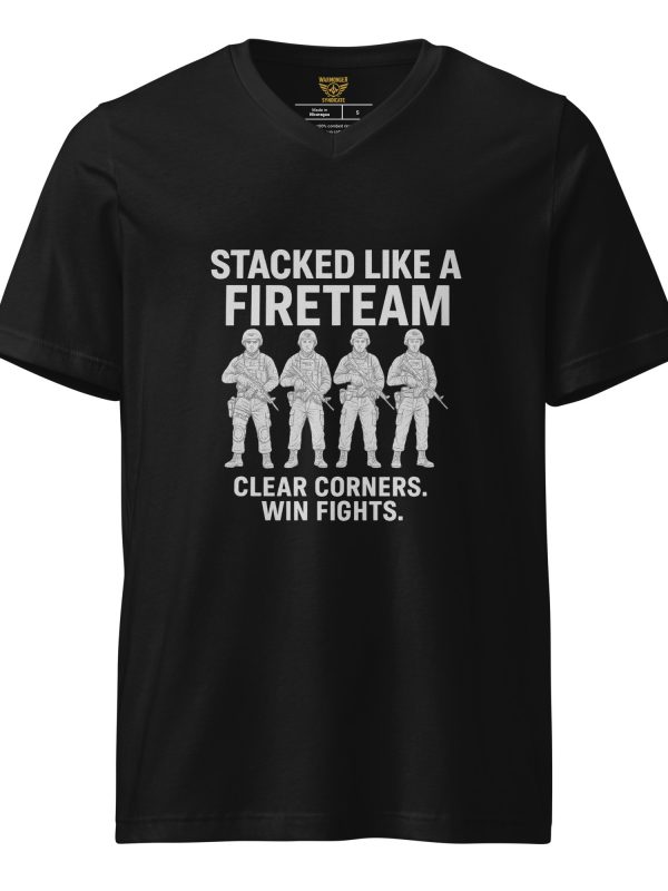 Stacked Like A Fireteam Tee | Premium V-Neck | S-XL