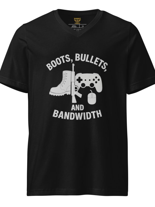 Boots, Bullets, and Bandwidth Tee | Premium V-Neck | 2X