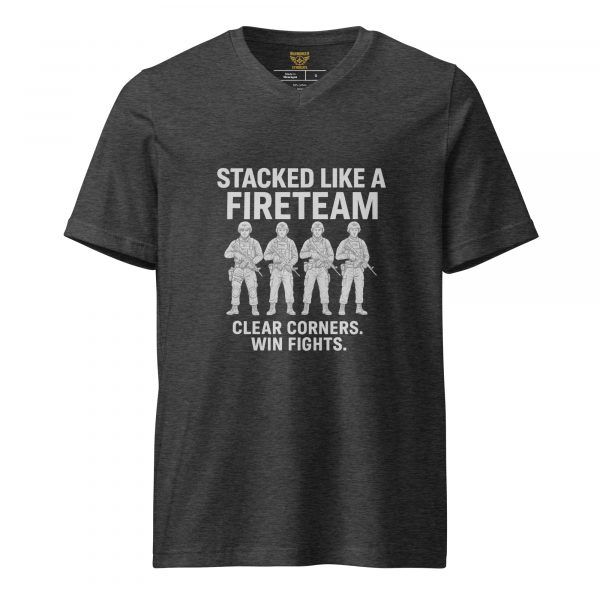 Stacked Like A Fireteam Tee | Premium V-Neck | S-XL