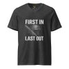 First In Last Out Tee | Premium V-Neck | 2X