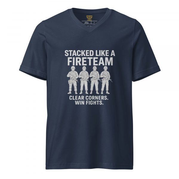 Stacked Like A Fireteam Tee | Premium V-Neck | S-XL