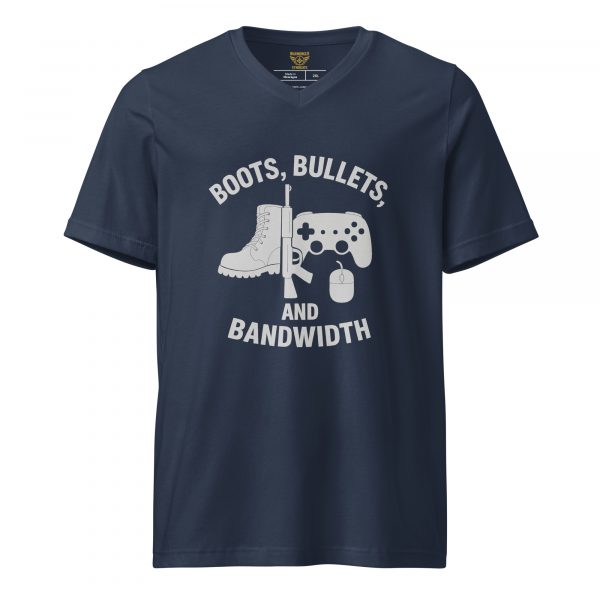 Boots, Bullets, and Bandwidth Tee | Premium V-Neck | 2X