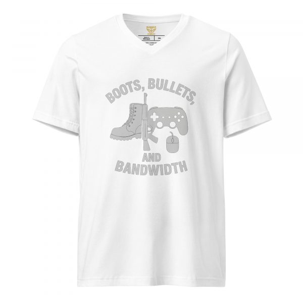 Boots, Bullets, and Bandwidth Tee | Premium V-Neck | 2X