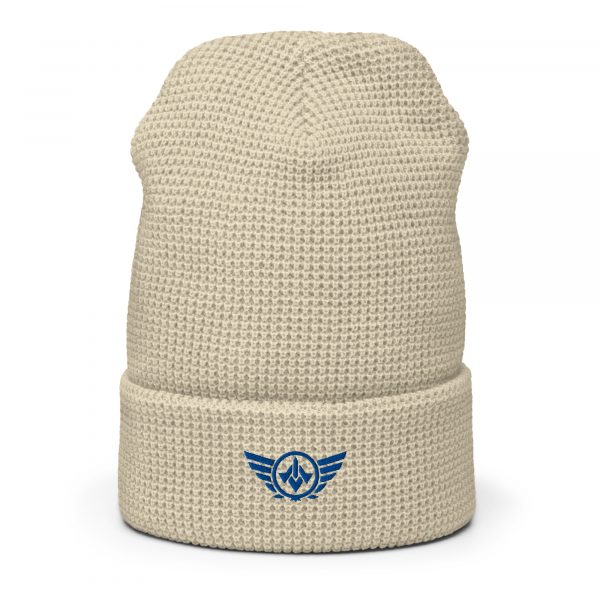 Royal Embroidered Logo Beanie | Waffle