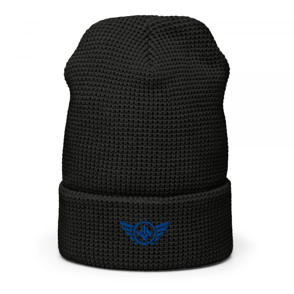 Royal Embroidered Logo Beanie | Waffle