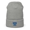 Royale Embroidered Brand Logo Beanie | Waffle