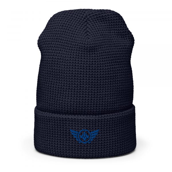 Royal Embroidered Logo Beanie | Waffle