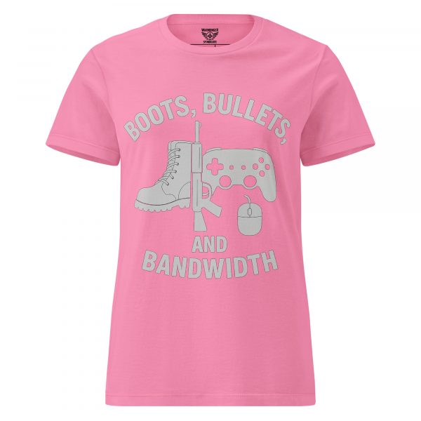 Boots, Bullets, and Bandwidth Women's Tee | Classic | S-2X