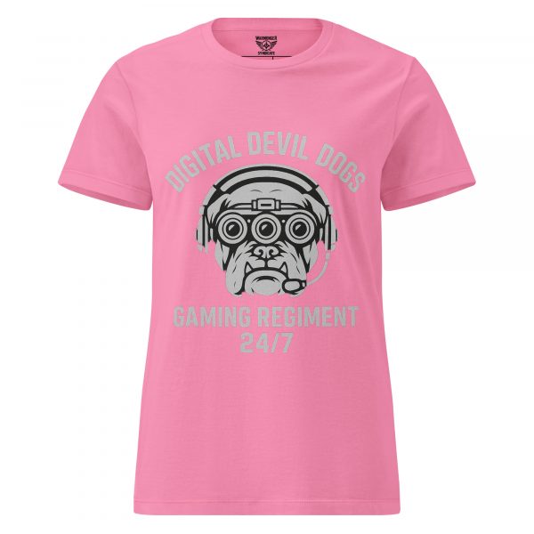 womens-basic-softstyle-t-shirt-azalea-front-68c365d7efe09.jpg Digital Devil Dogs Women's Tee | Classic | S-2X
