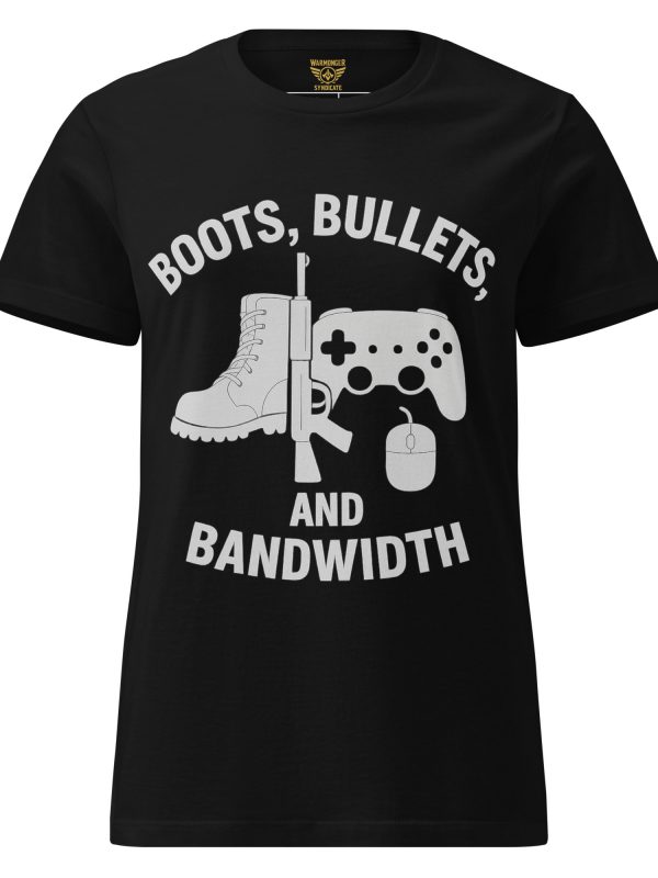 Boots, Bullets, and Bandwidth Women's Tee | Classic | S-2X