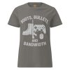 Boots, Bullets, and Bandwidth Women's Tee | Classic | S-2X