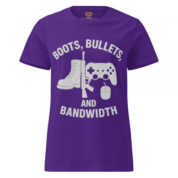 Boots, Bullets, and Bandwidth Women's Tee | Classic | S-2X