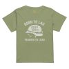 Born To Lag Trained To Lead Women’s High-Waisted Tee | Premium | S-XL