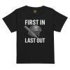 First In Last Out Women’s High-Waisted Tee | Premium | S-XL
