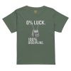 0% Luck 100% Discipline Women’s High-Waisted Tee | Premium | S-XL