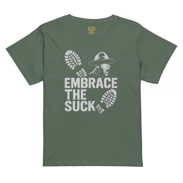 Embrace The Suck Women’s High-Waisted Tee | Premium | S-XL