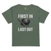 First In Last Out Women’s High-Waisted Tee | Premium | S-XL