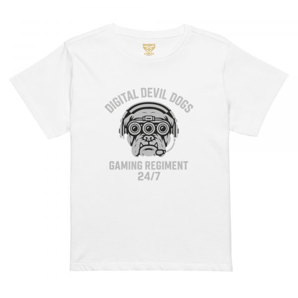 Digital Devil Dogs Women’s High-Waisted Tee | Premium | S-XL
