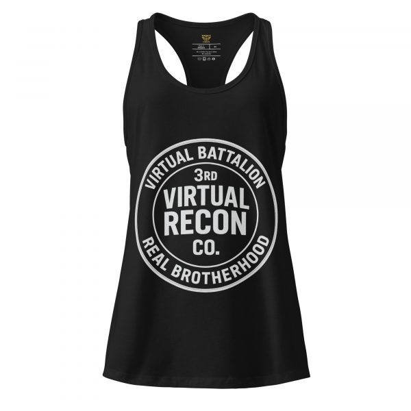 Virtual Battalion Real Brotherhood Women’s Fitted Racerback Tank Top | Select | XS-2X