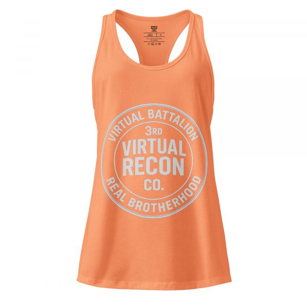 Virtual Battalion Real Brotherhood Women’s Fitted Racerback Tank Top | Select | XS-2X