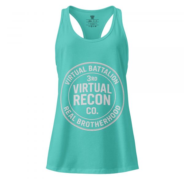 Virtual Battalion Real Brotherhood Women’s Fitted Racerback Tank Top | Select | XS-2X